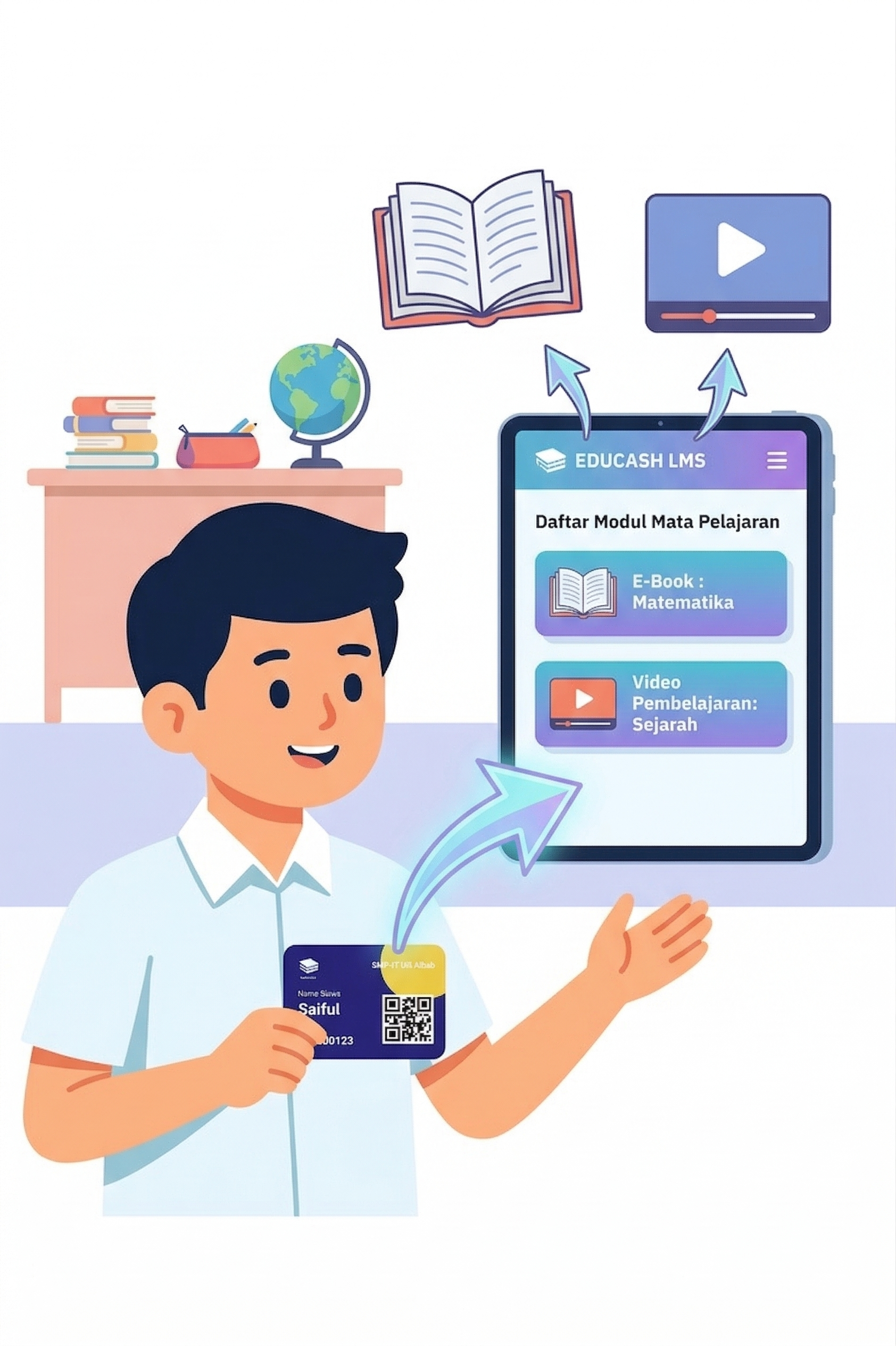 Fitur Notifikasi & Pengingat WA/Email di EDUCASH